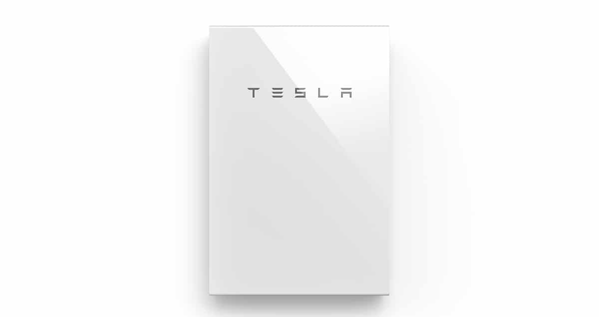 A Tesla Powerwall home battery.